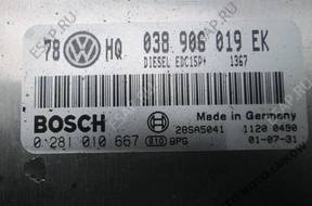 VW PASSAT B5 LIFT 1.9 TDI БЛОК УПРАВЛЕНИЯ 038906019EK