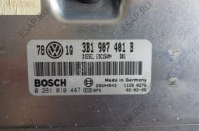VW Passat B5 lift 2,5TDI V6 БЛОК УПРАВЛЕНИЯ 0281010447