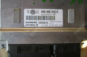 VW Passat B5 lift 2.0  8V БЛОК УПРАВЛЕНИЯ ДВИГАТЕЛЕМ 033G