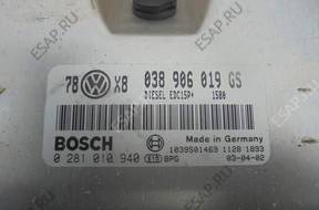 VW PASSAT B5 LIFT FL 1.9 TDI БЛОК УПРАВЛЕНИЯ 038906019GS