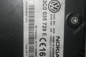 VW PASSAT B6 04-08 год, МОДУЛЬ NOKIA 3CO 035 729E