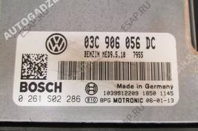 VW PASSAT B6 1.6 FSI БЛОК УПРАВЛЕНИЯ ДВИГАТЕЛЕМ 03C906056DC