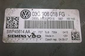 VW PASSAT B6 2.0 TDI БЛОК УПРАВЛЕНИЯ 03G906018FG PPD 1.5