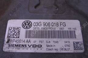 VW PASSAT B6 2.0 TDI БЛОК УПРАВЛЕНИЯ 03G906018FG