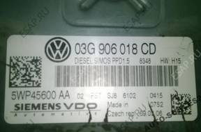 VW PASSAT B6 2.0TDI БЛОК УПРАВЛЕНИЯ ДВИГАТЕЛЕМ 03G906018CD