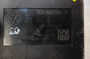 VW PASSAT B6 B7 ЗАМОК ЗАЖИГАНИЯ МОДУЛЬ 3C0905843 год,