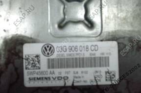 VW PASSAT B6 БЛОК УПРАВЛЕНИЯ ДВИГАТЕЛЕМ 03G906018CD