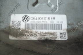 VW PASSAT B6 БЛОК УПРАВЛЕНИЯ ДВИГАТЕЛЕМ 03G906018ER
