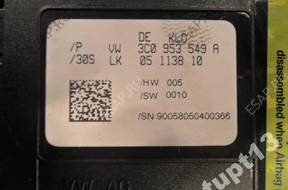 VW PASSAT B6 БЛОК УПРАВЛЕНИЯ M РУЛЯ 3C0 953 549 A
