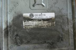 VW PASSAT B6 БЛОК УПРАВЛЕНИЯ SILNIKA03G906018 5WP45500AF