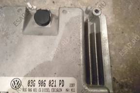 VW PASSAT B7 1.9 TDI БЛОК УПРАВЛЕНИЯ 03G906021P EDC16U34