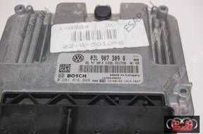 VW PASSAT B7 CC БЛОК УПРАВЛЕНИЯ ДВИГАТЕЛЕМ ДИЗЕЛЬ 03L907309G