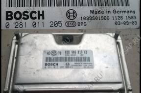 VW PASSAT БЛОК УПРАВЛЕНИЯ ДВИГАТЕЛЕМ 038906019KD 0281011205