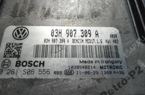 VW PASSAT CC FL 2013 год. БЛОК УПРАВЛЕНИЯ ДВИГАТЕЛЕМ 03H907309A