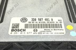 VW PHAETON 3.0 TDI БЛОК УПРАВЛЕНИЯ ДВИГАТЕЛЕМ 3D0907401A FV