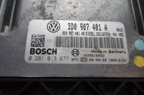 VW PHAETON 3.0 TDI БЛОК УПРАВЛЕНИЯ ДВИГАТЕЛЕМ 3D0907401A