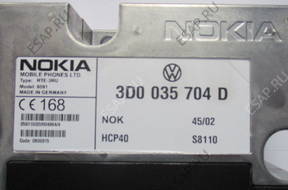 VW PHAETON 3D0 035 704 D БЛОК УПРАВЛЕНИЯ TELEFONIU NOKIA