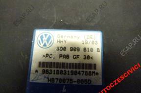 VW PHEATON МОДУЛЬ БЛОК УПРАВЛЕНИЯ ЗАСЛОНКИ 3D0909610B P