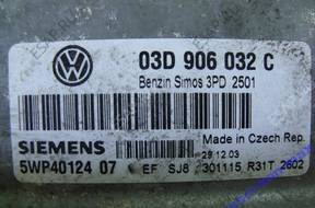 VW POLO 1.2 6V AWY БЛОК УПРАВЛЕНИЯ 03D906032C 5WP4012407