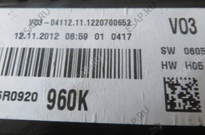 VW POLO 6 год,0 6 год,  2012 год ПАНЕЛЬ ПРИБОРОВ БЛОК УПРАВЛЕНИЯ ЗАМОК ЗАЖИГАНИЯ