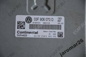 VW POLO 6 год, FABIA БЛОК УПРАВЛЕНИЯ ДВИГАТЕЛЕМ CBZB 03F906070D