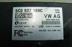 VW POLO 6 год, LIFT бортовой сетью МОДУЛЬ KOMFORTU 6C0937189C