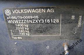 VW POLO 6N  AROSA двигатель 1,4 AKU