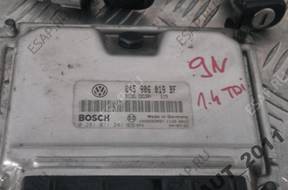 VW POLO 9N 02-05 год, 1.4 TDI БЛОК УПРАВЛЕНИЯ ЗАМОК ЗАЖИГАНИЯ ИММОБИЛАЙЗЕР