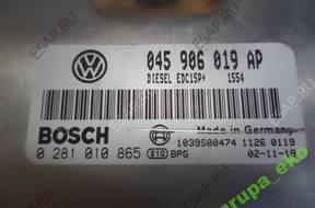 VW POLO 9N 03 год, БЛОК УПРАВЛЕНИЯ ДВИГАТЕЛЕМ 045906019AP