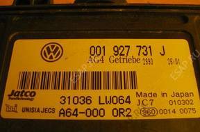 VW POLO 9N 1.4i 03 год, БЛОК УПРАВЛЕНИЯ КПП 001927731J