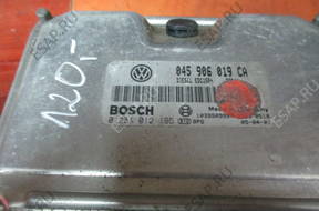 VW POLO 9N FL БЛОК УПРАВЛЕНИЯ 045906019CA 0281012195 FV