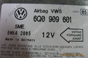 VW POLO AUDI SEAT СЕНСОР ПОДУШЕК AIRBAG 6Q0909601