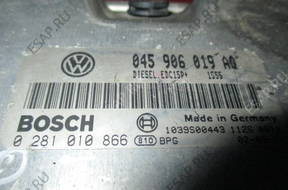 VW POLO БЛОК УПРАВЛЕНИЯ  0281010866 ,045906019AQ FV,