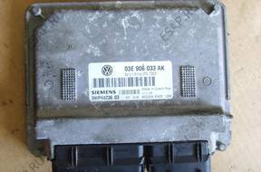 VW POLO IV 02-2008 год БЛОК УПРАВЛЕНИЯ ДВИГАТЕЛЕМ 03E906033AK