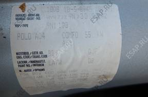 VW POLO IV 1.4 16V BBY двигатель 48 TY PRZEBIEGU