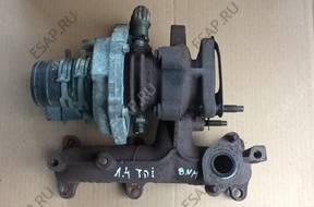 VW POLO IV 9N 1.4 TDI BNM 045253019G ТУРБИНА