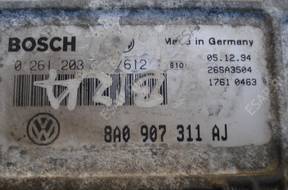 VW Seat БЛОК УПРАВЛЕНИЯ 8A0907311AJ КОМПЛЕКТ