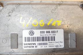 VW SEAT SKODA 1.2 6V БЛОК УПРАВЛЕНИЯ ДВИГАТЕЛЕМ 03D906033F