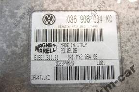 VW SEAT SKODA 1.4 16V БЛОК УПРАВЛЕНИЯ ДВИГАТЕЛЕМ 036906034KC