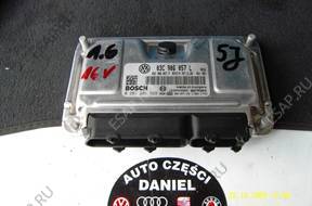 VW SEAT SKODA  1.6 БЛОК УПРАВЛЕНИЯ ДВИГАТЕЛЕМ 03C906057L