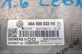 VW SEAT SKODA 1.6 BSE БЛОК УПРАВЛЕНИЯ ДВИГАТЕЛЕМ 06A906033HE