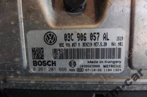 VW SEAT SKODA 1.6 BTS БЛОК УПРАВЛЕНИЯ ДВИГАТЕЛЕМ 03C906057AL