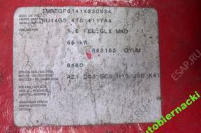 VW SEAT SKODA 1.6 MPI   169 тысяч км.  с ODPALENIEM