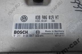 VW SEAT SKODA 1.9 TDI БЛОК УПРАВЛЕНИЯ ДВИГАТЕЛЕМ 038906019HT