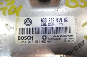 VW SEAT SKODA 1.9 TDI БЛОК УПРАВЛЕНИЯ ДВИГАТЕЛЕМ 038906019NR