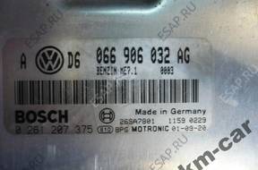 VW SEAT SKODA 2.3 V5 БЛОК УПРАВЛЕНИЯ ДВИГАТЕЛЕМ 066906032AG