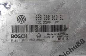 VW SEAT SKODA AUDI БЛОК УПРАВЛЕНИЯ 038906012EL