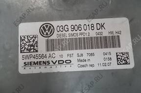 VW SEAT SKODA AUDI БЛОК УПРАВЛЕНИЯ 03G906018DK