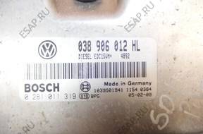 VW SEAT SKODA БЛОК УПРАВЛЕНИЯ ДВИГАТЕЛЕМ 038906012HL