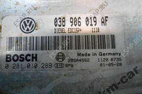VW SEAT SKODA БЛОК УПРАВЛЕНИЯ ДВИГАТЕЛЕМ 038906019AF